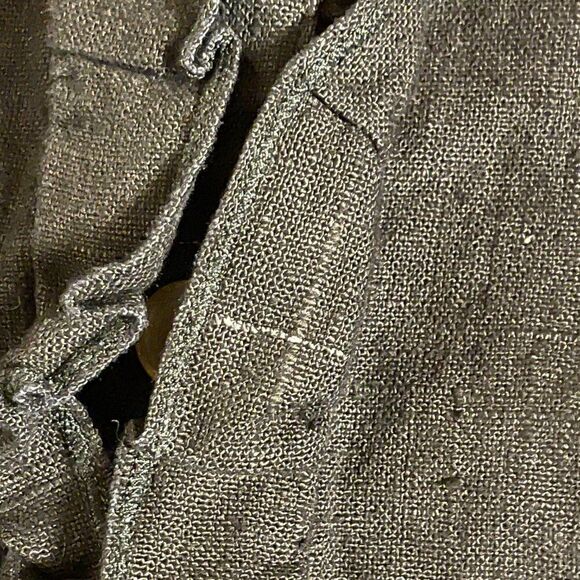 Harve Benard Linen Sleeveless Ruffle Dress 12 - Picture 7 of 8